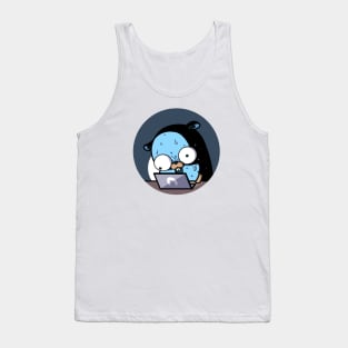 Golang Gopher Go Scared Tank Top